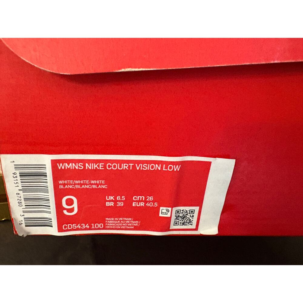Nike Court Vision Low Women's Shoes Size 9 - Picture 7 of 10